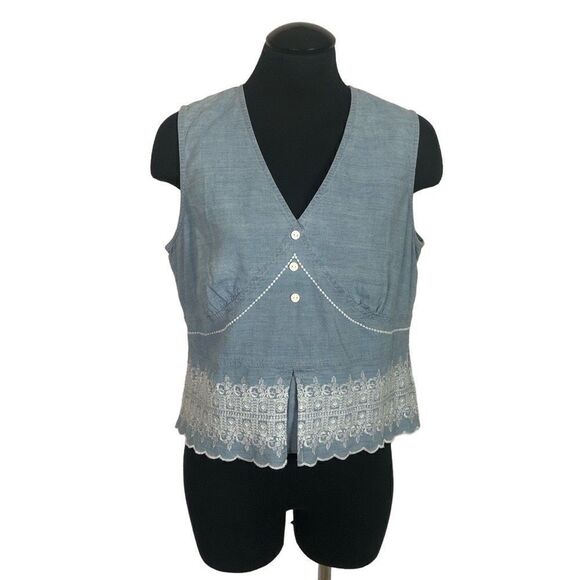 Columbia XCO Cropped Embroidered Blouse - Women’s PM - Picture 1 of 7